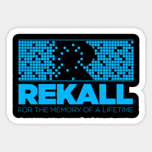 Rekall - For The Memory Of A Lifetime Sticker